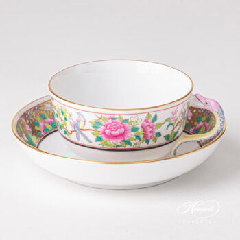 Herend Rose Or Teacup with Sauer 3473-2-00 ROSE-OR