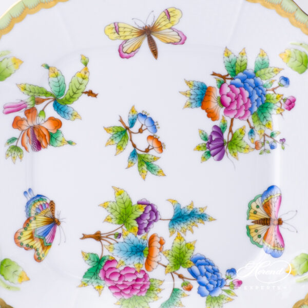 Herend Queen Victoria Cake Plate 430-0-00 VBO green