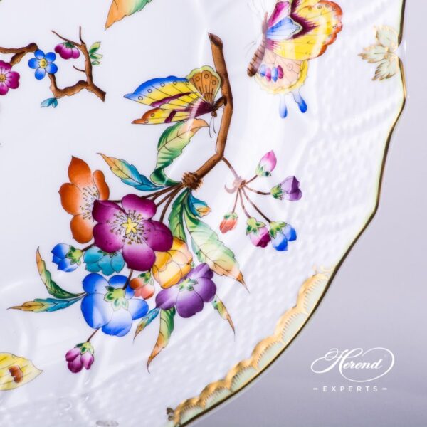 Big Serving Plate / Round Dish 1152-0-00 VICTORIA - Herend Old Queen VICTORIA design. Herend fine china