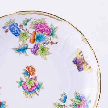 Vegetable Dish 1148-0-00 VBO Queen Victoria multicolor design. Herend fine china tableware. Hand painted
