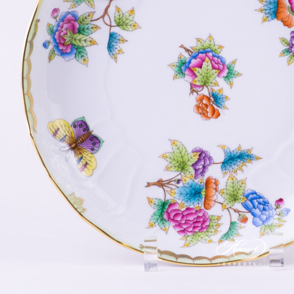 Vegetable Dish 1148-0-00 VBO Queen Victoria multicolor design. Herend fine china tableware. Hand painted