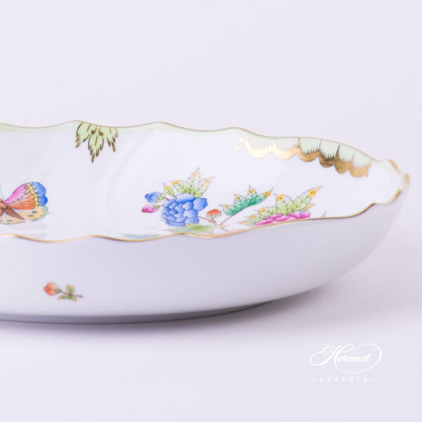 Vegetable Dish 1148-0-00 VBO Queen Victoria multicolor design. Herend fine china tableware. Hand painted