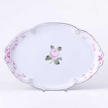 Herend Tray Vienna Rose Platinum VGRS-PT