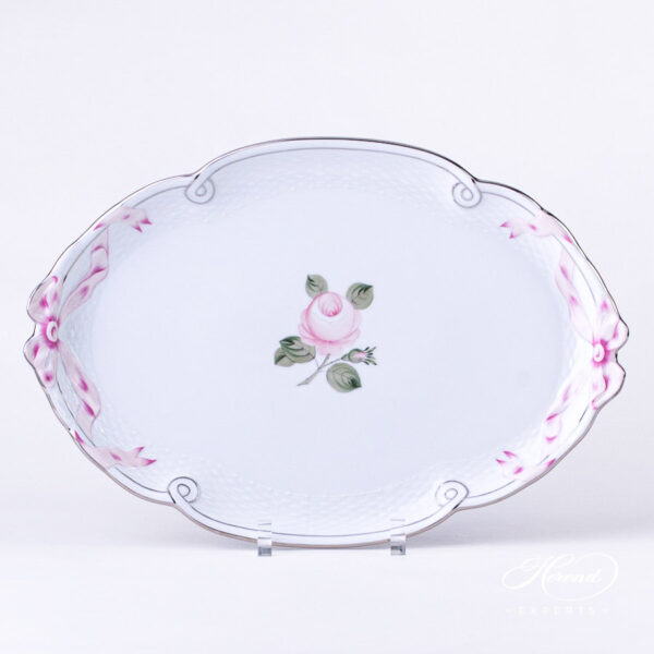 Herend Tray Vienna Rose Platinum VGRS-PT