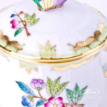 Cream Cup with Butterfly Knob 385-0-17 VBA Queen Victoria pattern. Herend porcelain