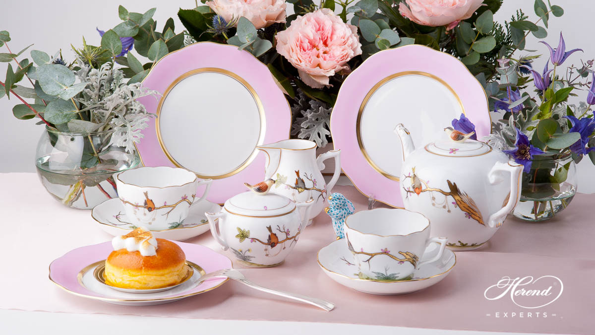Tea Set for 2 People - Dream Garden - Herend Experts