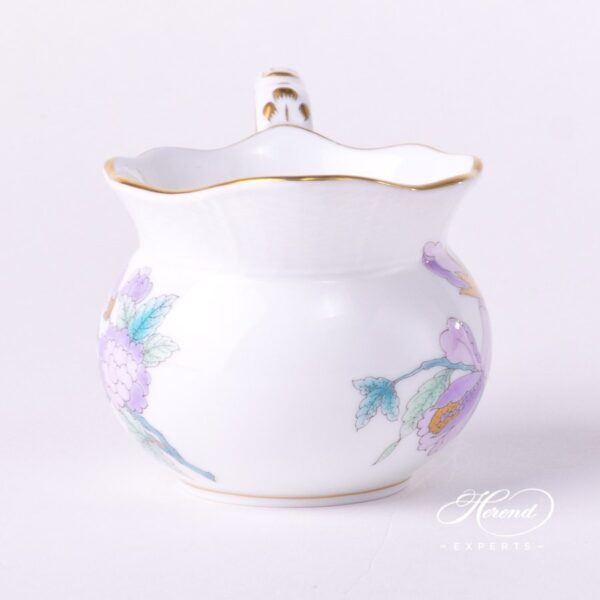 Creamer / Milk Jug 643-0-00 EVICTF2 Royal Garden Turquoise Flower pattern. Herend fine china hand painted
