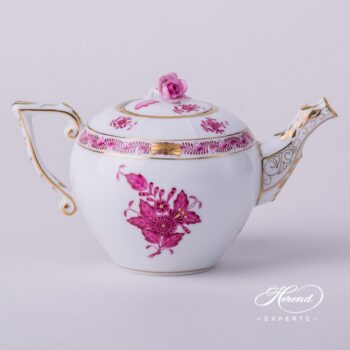 Tea Pot 608-0-09 AP Apponyi Purple pattern. Herend porcelain hand painted