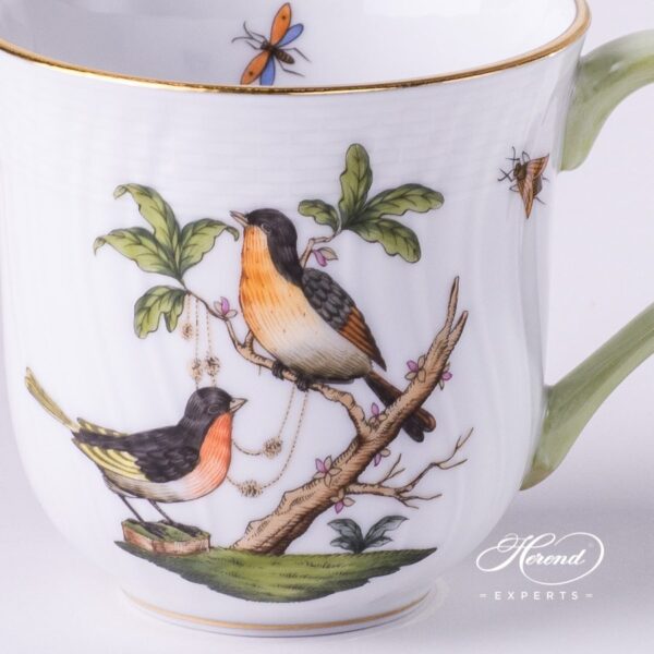 Universal Cup 1729-0-00 RO Rothschild Bird pattern. Herend fine china. Handmade and handprinted