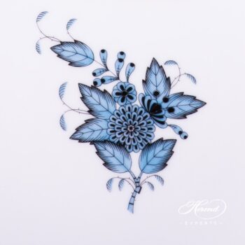 Cake Plate with Handle 315-0-00 ATQ3-PT Apponyi Turquoise decor. Herend porcelain hand painted