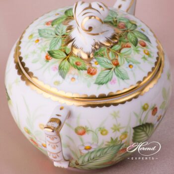 Tea Set for 2 People - Herend Strawberry FSB pattern. Herend fine china