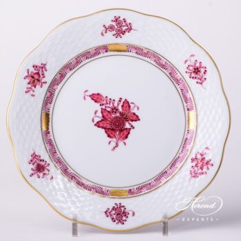 Dessert Plate 517-0-00 AP Apponyi Purple decor. Herend porcelain hand painted