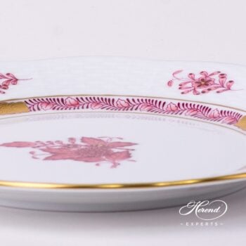 Dessert Plate 517-0-00 AP Apponyi Purple decor. Herend porcelain hand painted