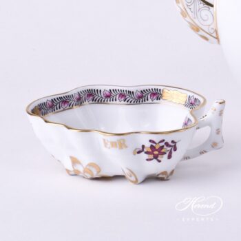 Basic Tea Set - Queen Anniversary - Herend Chinese Bouquet / Apponyi Burgundy - AP3-X1 design. Herend fine china
