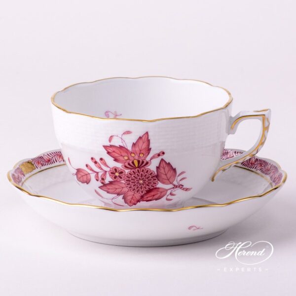 Tea Cup 701-0-00 AP2 Apponyi Light Purple decor. Herend porcelain hand painted