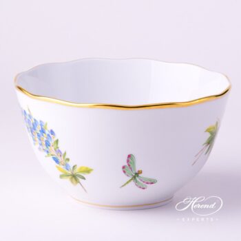 Bowl 20362-0-00 FLA-BB Texas Bluebonnet Flower pattern. Herend Fine china hand painted. Texas Flower pattern