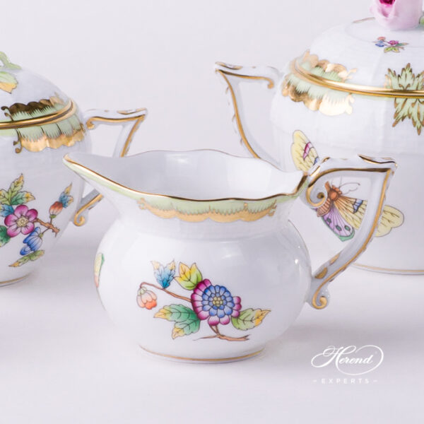 Sugar Basin w. Rose Knob 471-0-09 VBO Queen Victoria design. Herend fine china tableware. Hand painted