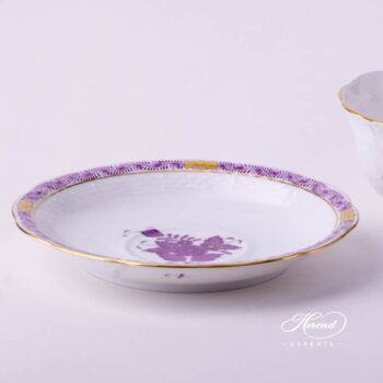 Tea Cup w. Saucer 733-0-00 AL Chinese Bouquet / Apponyi Lilac design. Herend fine china