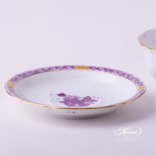 Tea Cup w. Saucer 733-0-00 AL Chinese Bouquet / Apponyi Lilac design. Herend fine china