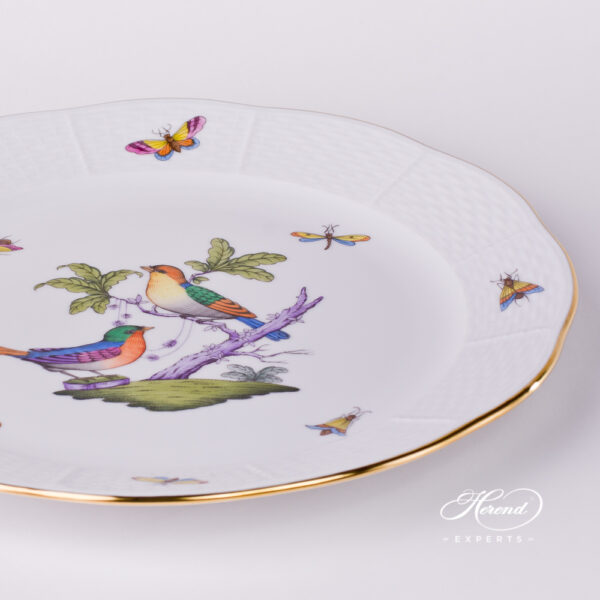 Dinner Plate 524-0-00 ROM Rothschild Bird Mayer design. Herend fine china tableware. Hand painted