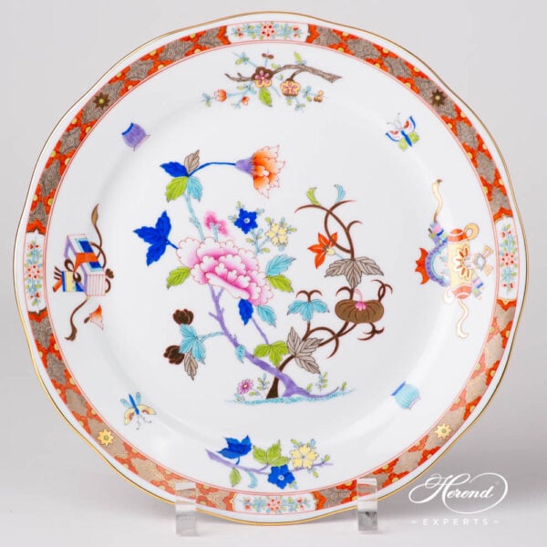 Dinner Plate 20524-0-00 SH Shanghai design. Herend fine china tableware. Hand painted. Oriental style