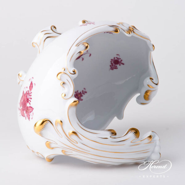 Baroque Shell 7511-0-00 AP2 Chinese Bouquet Raspberry / Apponyi Light Purple design. Herend fine china