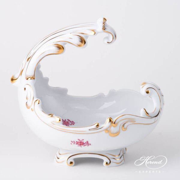 Baroque Shell 7511-0-00 AP2 Chinese Bouquet Raspberry / Apponyi Light Purple design. Herend fine china
