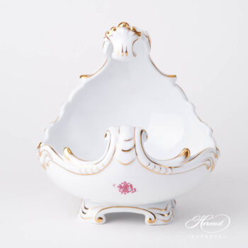 Baroque Shell 7511-0-00 AP2 Chinese Bouquet Raspberry / Apponyi Light Purple design. Herend fine china