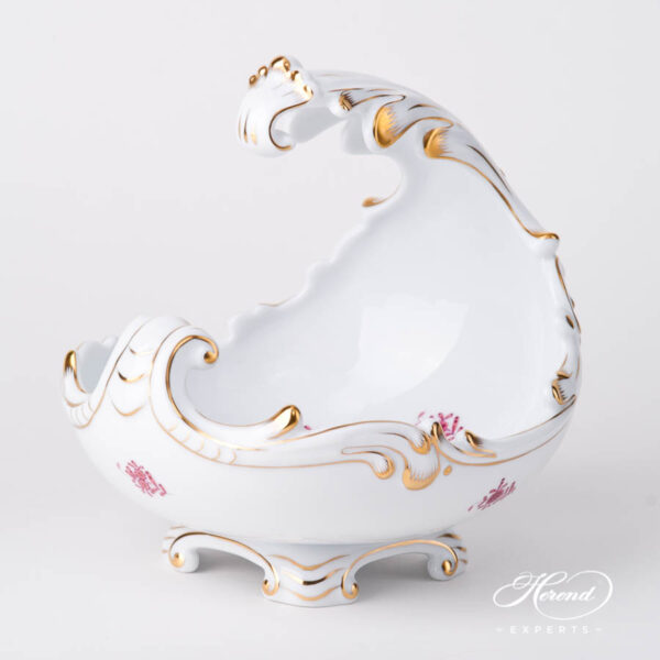 Baroque Shell 7511-0-00 AP2 Chinese Bouquet Raspberry / Apponyi Light Purple design. Herend fine china