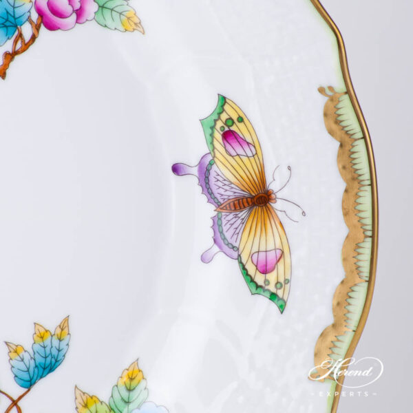 Dinner Plate 1524-0-00 VBO Queen Victoria design. Herend fine china tableware. Hand painted