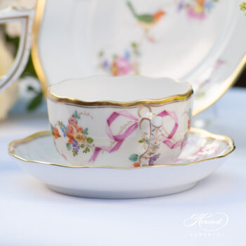 Tea Cup w. Saucer 20724-0-00 JM Mediterranean Garden pattern. Herend fine china