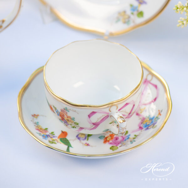 Tea Cup w. Saucer 20724-0-00 JM Mediterranean Garden pattern. Herend fine china