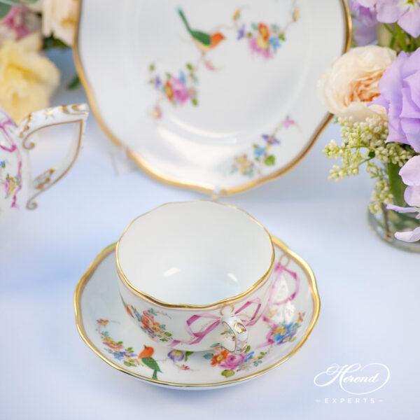 Tea Cup w. Saucer 20724-0-00 JM Mediterranean Garden pattern. Herend fine china