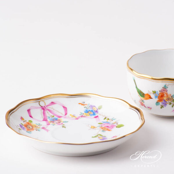 Tea Cup w. Saucer 20724-0-00 JM Mediterranean Garden pattern. Herend fine china