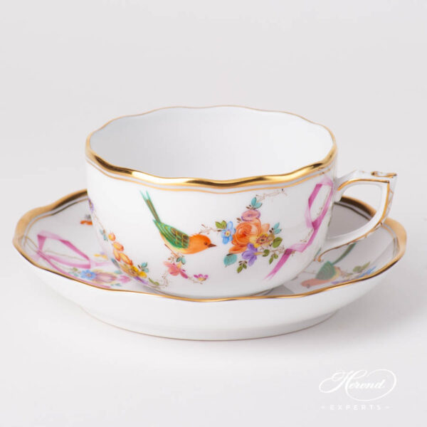 Tea Cup w. Saucer 20724-0-00 JM Mediterranean Garden pattern. Herend fine china