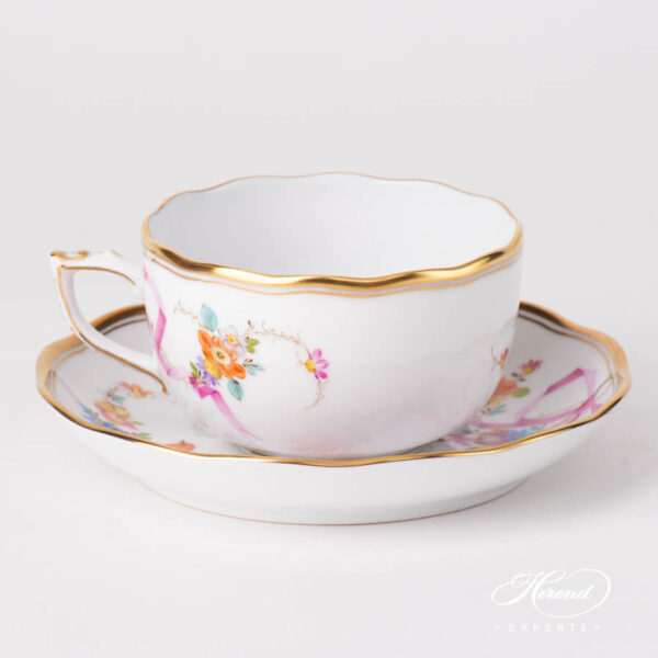 Tea Cup w. Saucer 20724-0-00 JM Mediterranean Garden pattern. Herend fine china