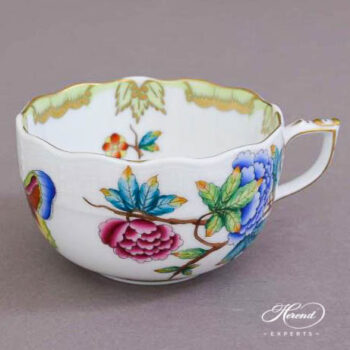 Tea Cup w. Saucer 724-0-00 VICTORIA - Old Queen VICTORIA design. Herend fine china