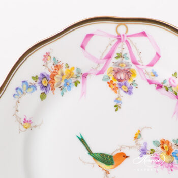 Dessert Plate 20517-0-00 JM Mediterranean Garden pattern. Herend fine china