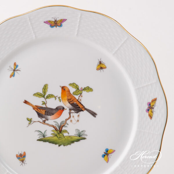 Large Serving Plate / Round Dish 158-0-00 RO Rothschild Bird design. Herend fine china
