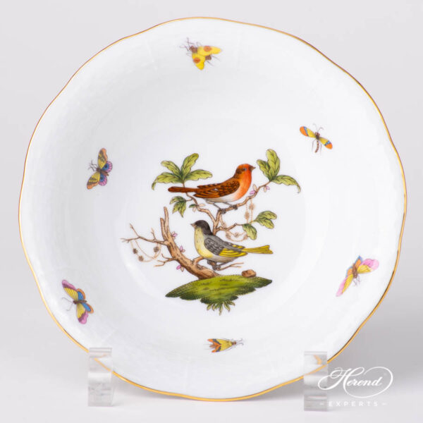 Salad / Fruit Bowl 330-0-00 RO Rothschild Bird design. Herend fine china