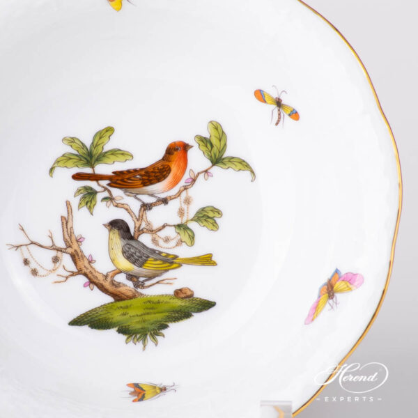 Salad / Fruit Bowl 330-0-00 RO Rothschild Bird design. Herend fine china