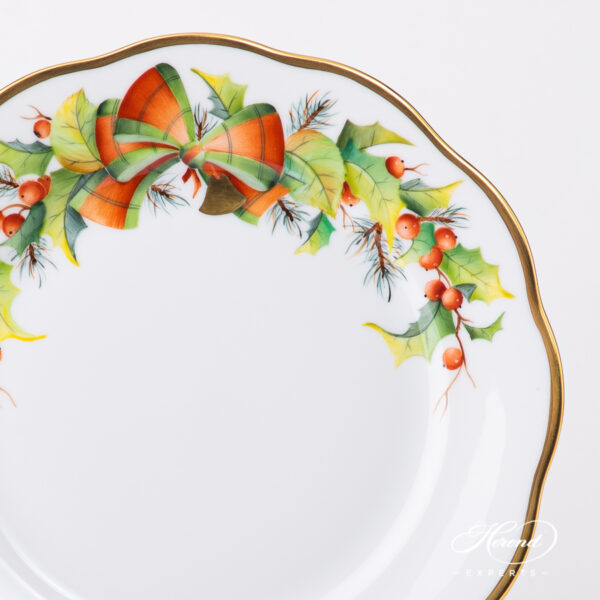 Herend Christmas dessert plate 20517-0-00 NOEL