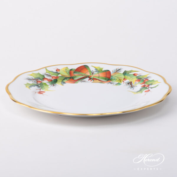 Herend Christmas dessert plate 20517-0-00 NOEL