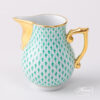 Herend Green VH fishnet Milk jug 20657-0-00 VHV. Volume: 2 dl (6 OZ)
