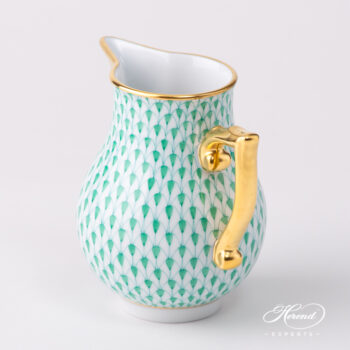 Herend Green VH fishnet Milk jug 20657-0-00 VHV. Volume: 2 dl (6 OZ)