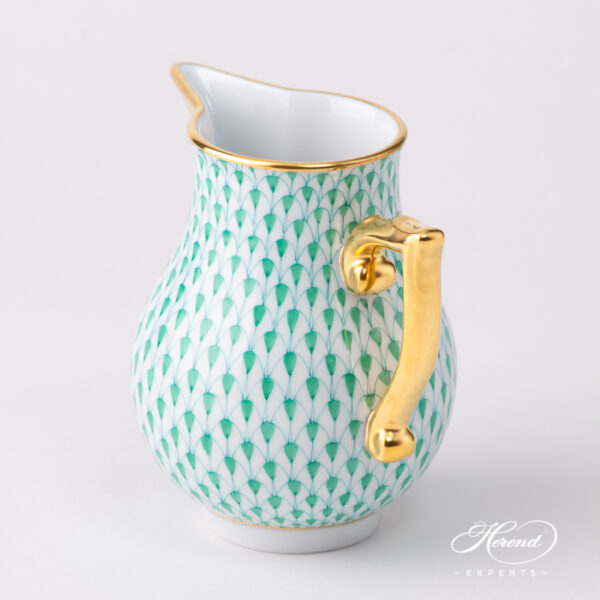 Herend Green VH fishnet Milk jug 20657-0-00 VHV. Volume: 2 dl (6 OZ)