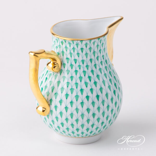 Herend Green VH fishnet Milk jug 20657-0-00 VHV. Volume: 2 dl (6 OZ)