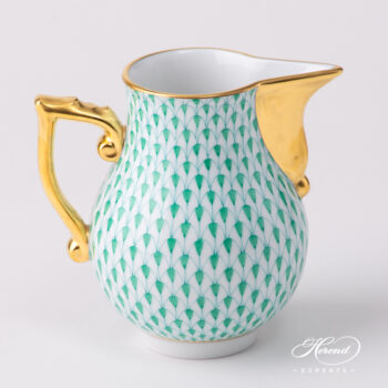 Herend Green VH fishnet Milk jug 20657-0-00 VHV. Volume: 2 dl (6 OZ)