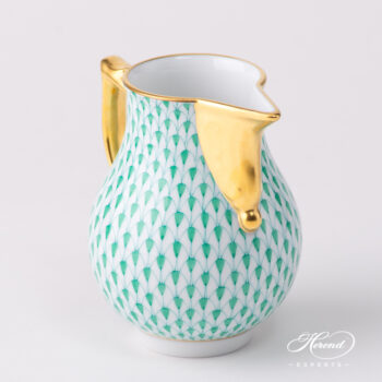 Herend Green VH fishnet Milk jug 20657-0-00 VHV. Volume: 2 dl (6 OZ)