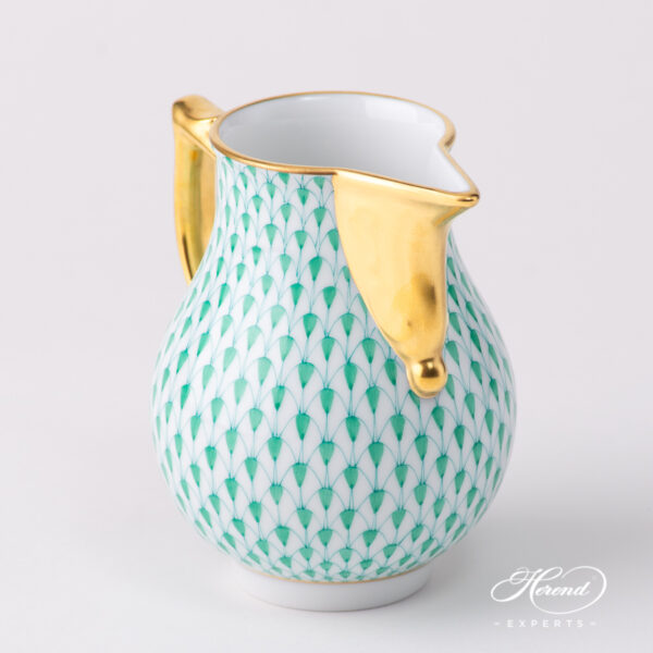 Herend Green VH fishnet Milk jug 20657-0-00 VHV. Volume: 2 dl (6 OZ)